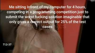 I'm a waste of oxygen