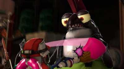 When you get the Ink Brush in Salmon Run: