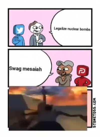 does anyone got that stone toss meme where it's that buff guy saying 