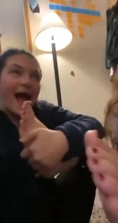 Friends worshipping themselves 