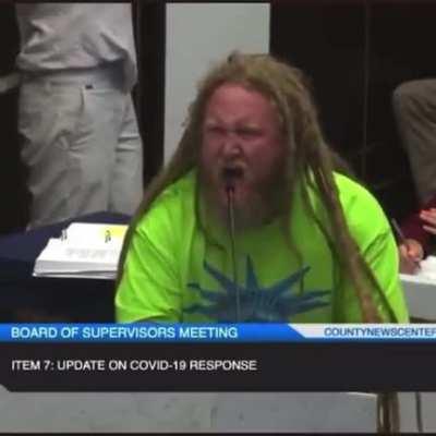 Me in the crowd after Fauci gave his last press brief.