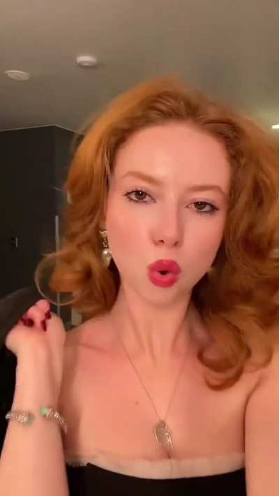 Stunningly beautiful ginger Francesca Capaldi