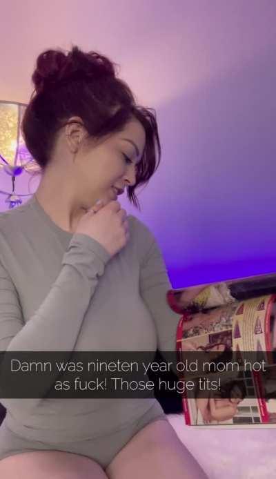 Mom Shows Me Her Old Playboy Centerfolds