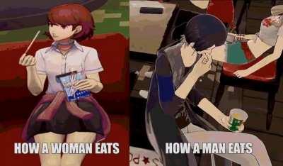 real Men are strong and efficient when consuming generic brand coated biscuit sticks.