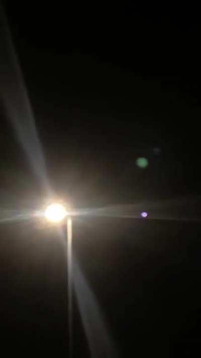 I’be just seen this flying thing with multi coloured lights over where I live ?