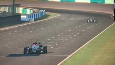 When you gotta go for that checkered flag but your wheels are going separate ways (w/ sound)