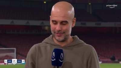 Pep on what frustrated him in the first half: 