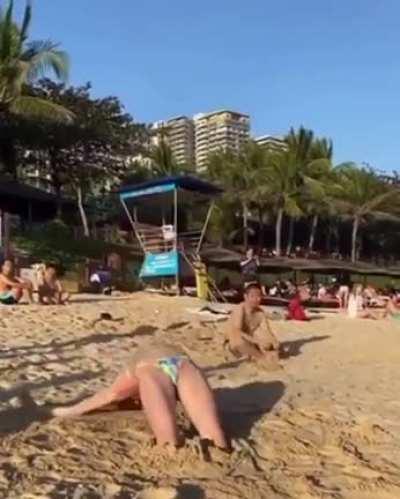 HMC while I do a flailing inflatable tube woman.