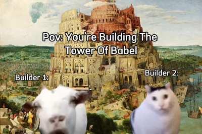 “Uh.. I just ask if I can borrow your hammer”