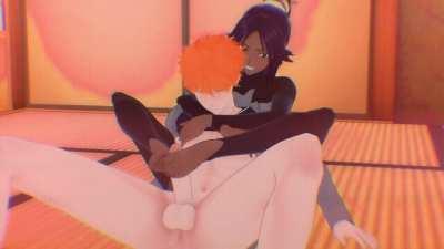 Yoruichi's footwork [Lewd Invasion]