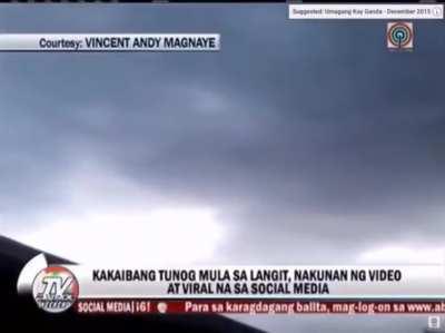 Kakaibang tunog na-videohan!?!