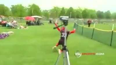 Catch of the year by Olivia Taylor for Bear River in the Utah high school state championship game.