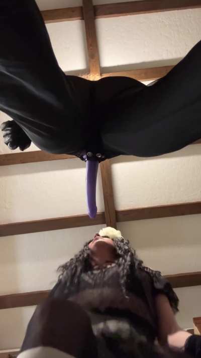 First in the mouth, then in the ass