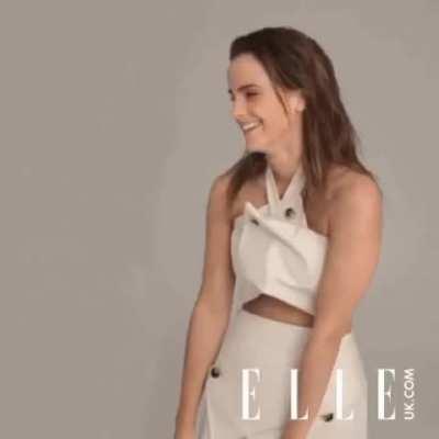 Emma Watson when someone asks 