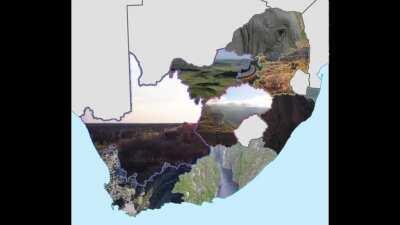 I made the South African provinces animated, based on what each of the provinces is known for based on tourist data!