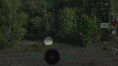 Russian sent flying through bushes & trees after being hit by FPV [May 2025]