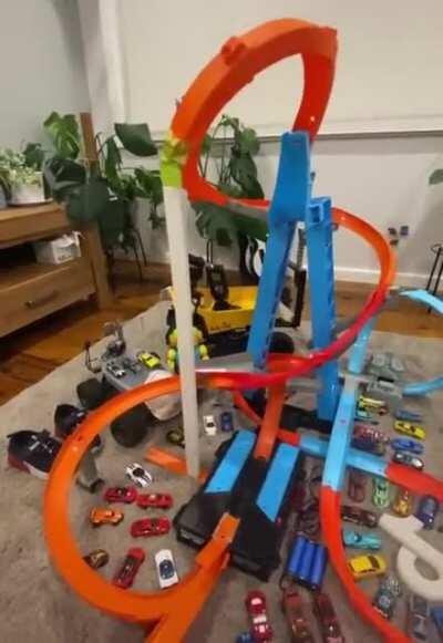 Built a Hot Wheels loop