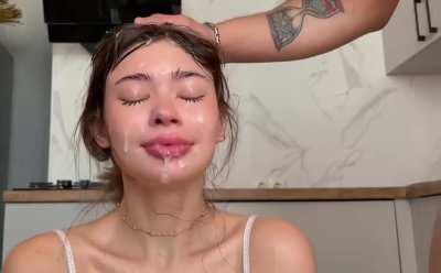 Mouth open facial queen