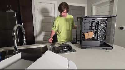 Nick White destroys his first build PC, it still isn't finished!