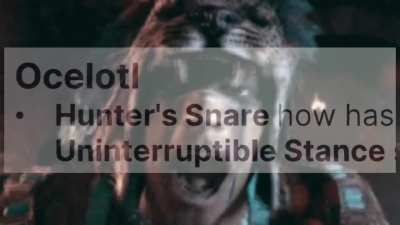 The foretold Ocelotl buff...