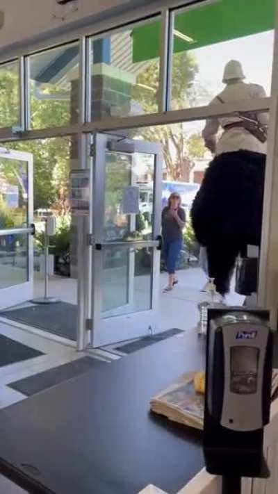 This ostrich costume