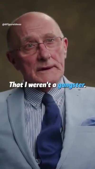 The difference between being a Gangster and a Businessman