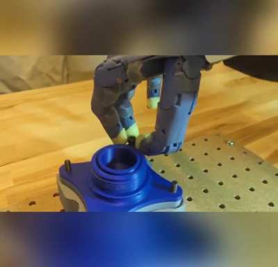 Robot hand autonomously assembling parts at faster-than-human speeds