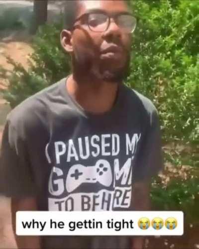 Bro got on the gamer fit💀💀