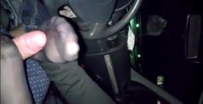 Nylon Footjob after Work