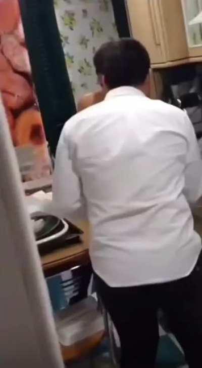 Trying to make pizza