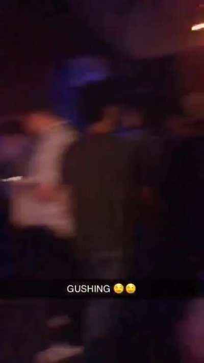 My (now) girlfriend seeing my band play live for the first time