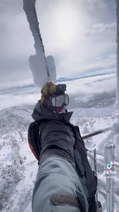 Abandoned cell tower climb
