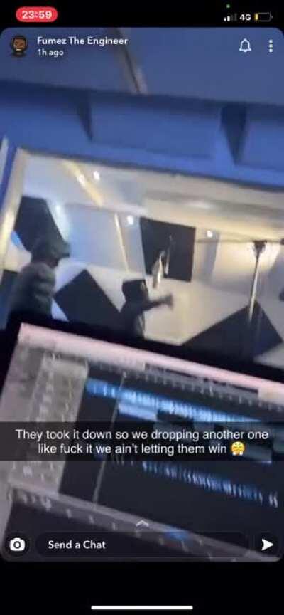 #156 are back to redo their Plugged In after feds took it down 👀🔥