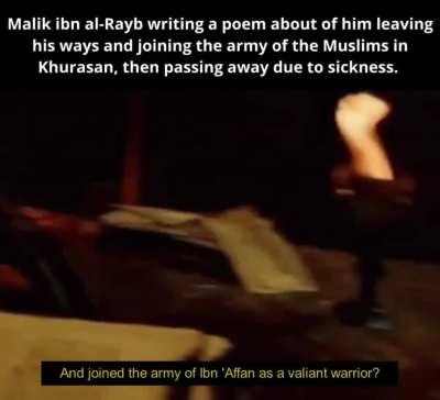 Malik bin Al-Rayb was just diff