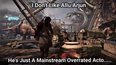 Me To Naarth Hinthi Speaking Endians 🤢🤮 Who Hate On Our Xtylish Superstar Allu Arjun 😡😡😡