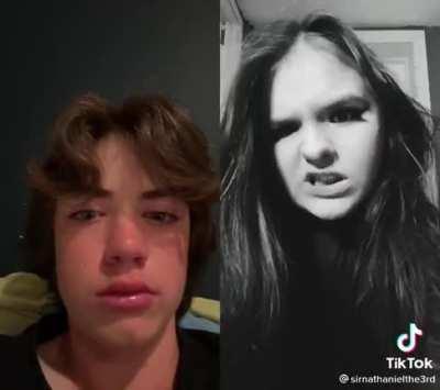 I couldn’t find the original so I had to settle for a duet. But enjoy this cringe