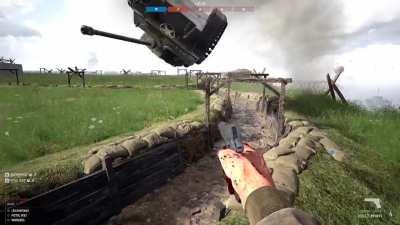 Sent the tank a little too hard