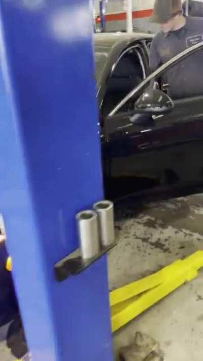 Kia Coptima rolled in the shop yesterday