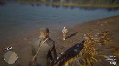 John doesn't want Jack to learn how to count so soon because the moment he learns Dutch is going put a cattlemen revolver in his hand and tell him to make some money for the camp..