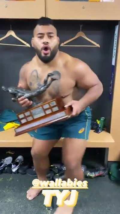 Wallabies fans right now