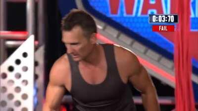 Deaf man proud to run Ninja Warrior course gets disqualified, doesn't realize it.