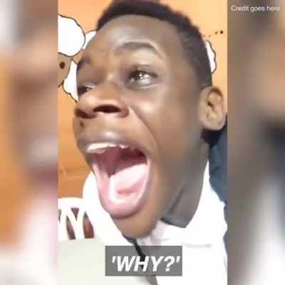 I just want to give him a hug, I feel his pain