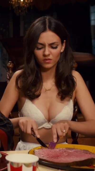 Piece of meat in The Rocky Horror Picture Show: Let's Do the Time Warp Again (2016) [MIC]