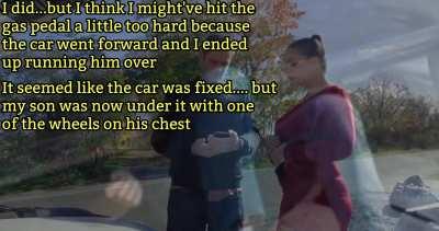 Just die already! I don't want to get in trouble!