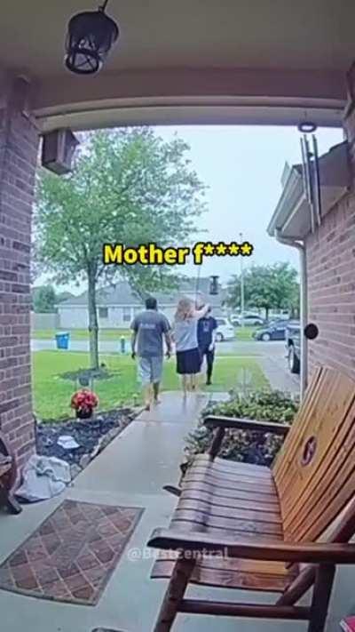 Bully Chases Kid into his friends house. Instantly regrets it