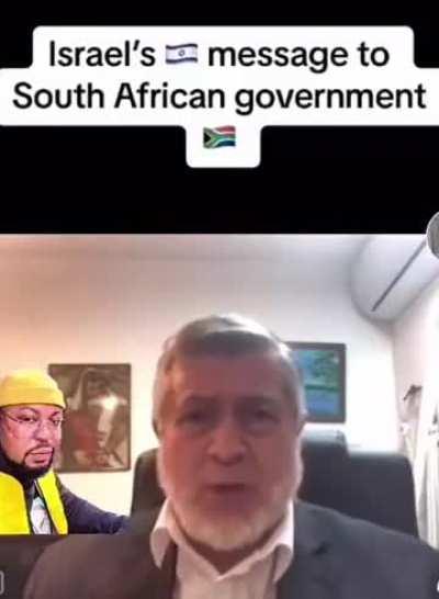 Israel message to South Africa