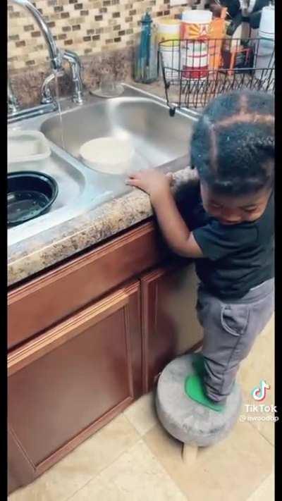 His cute old country self. 