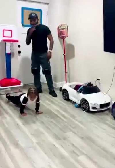 Dad was not expecting his son to do this!!!