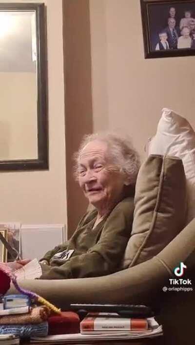 Made my day, but smiled too