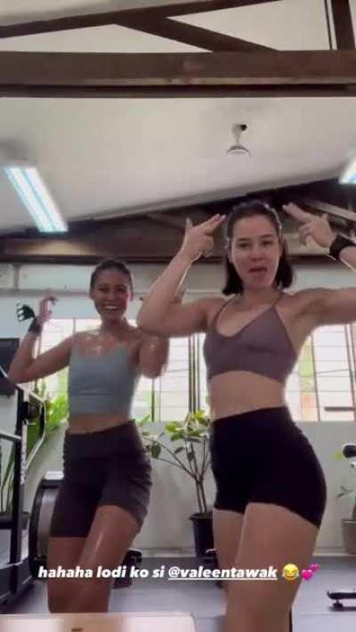 Christelle Abello and Valeen Montenegro Dance